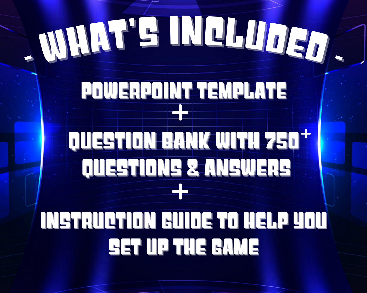 Ultimate Jeopardy Powerpoint Template- Host Your Own Game Show