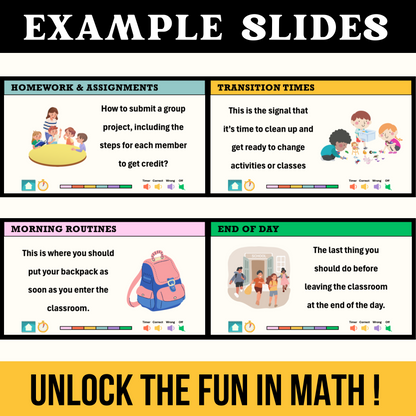 Grade 5 Math Jeoprody Template- End Of Year Review