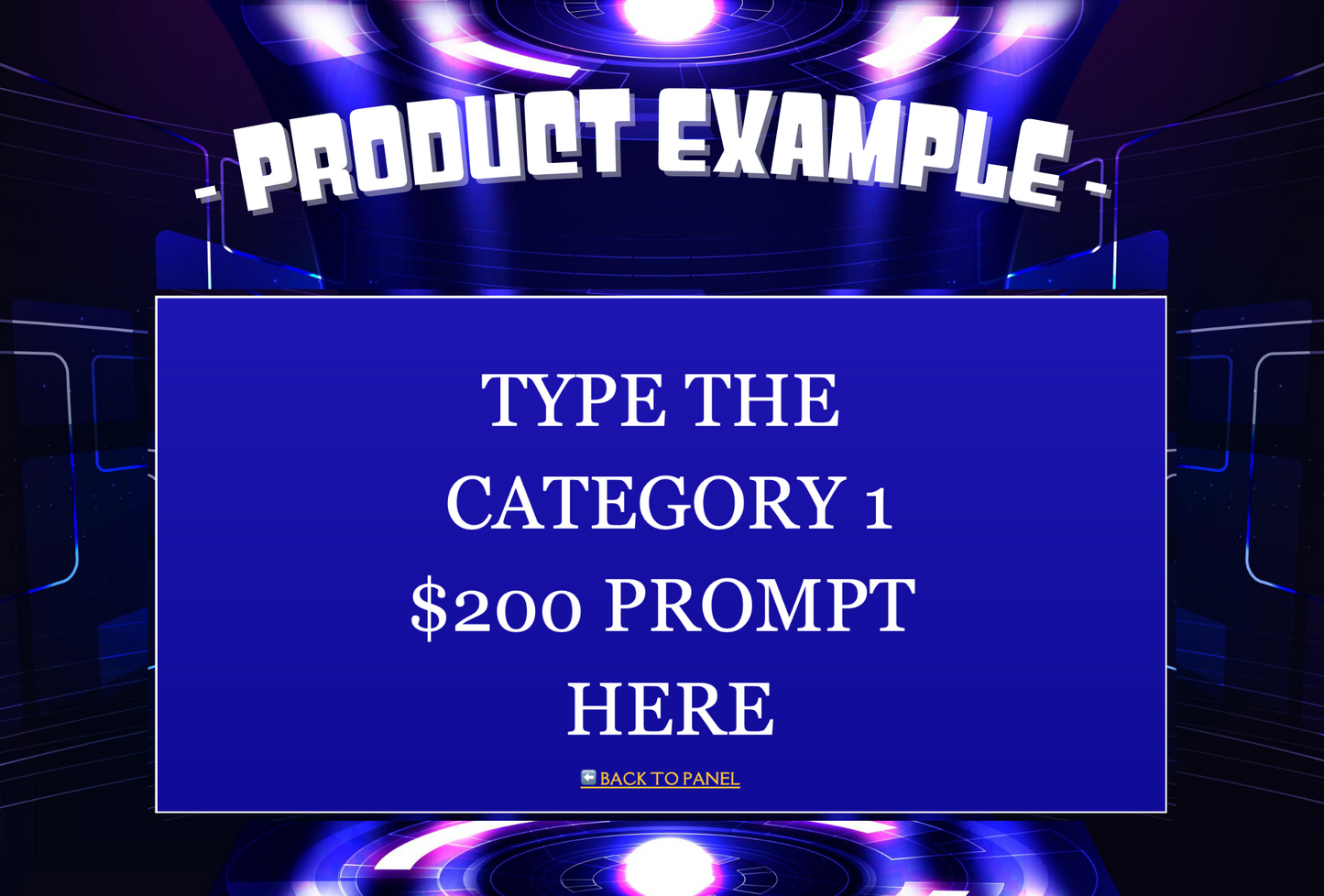 Customizable Jeopardy Powerpoint Template