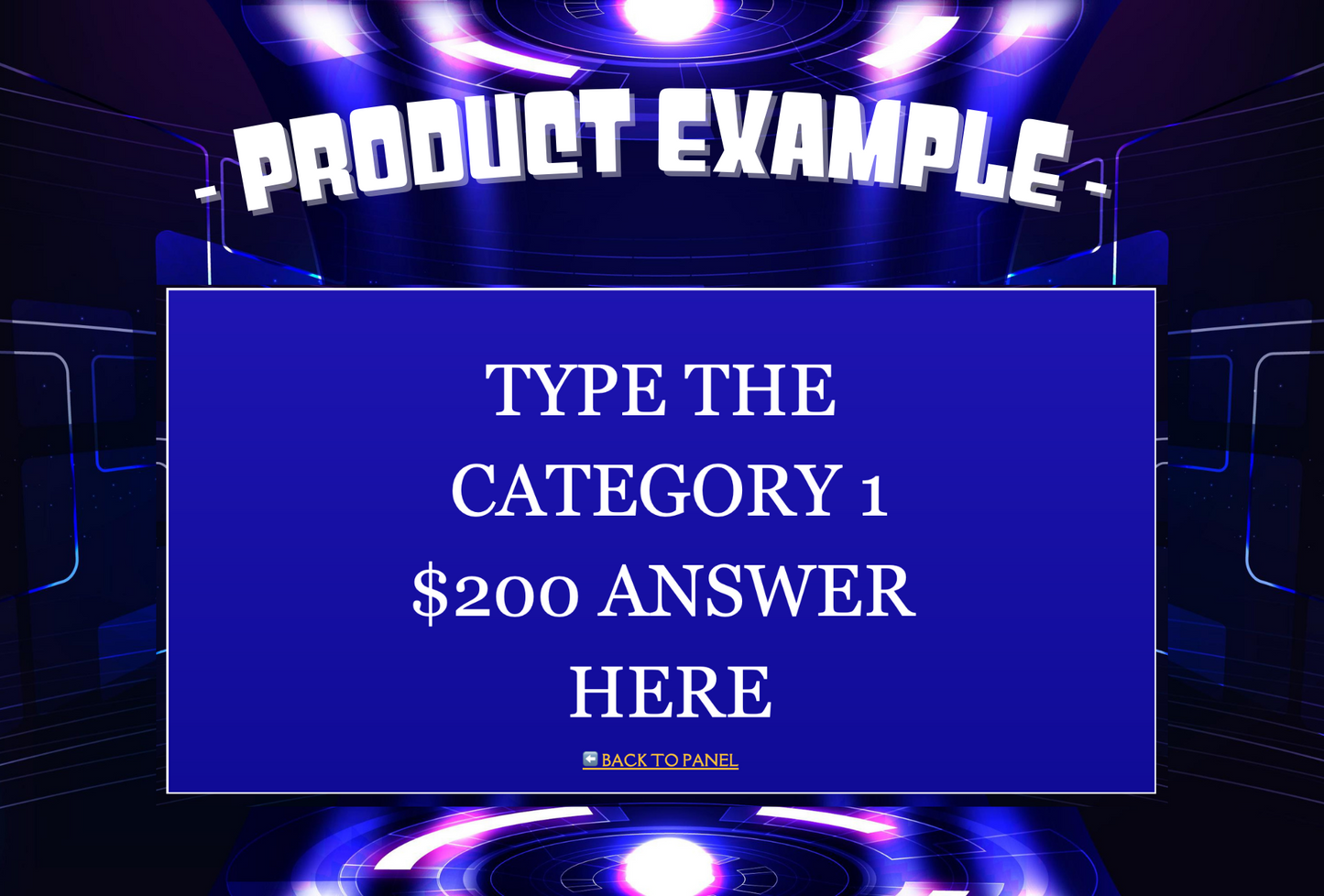 Customizable Jeopardy Powerpoint Template