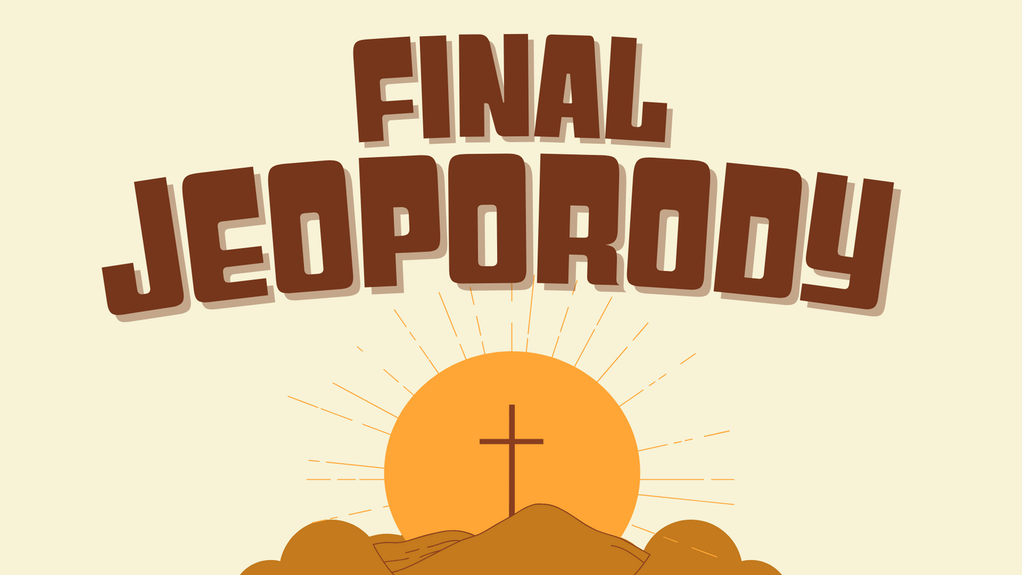 Bible Jeoprody Powerpoint Template