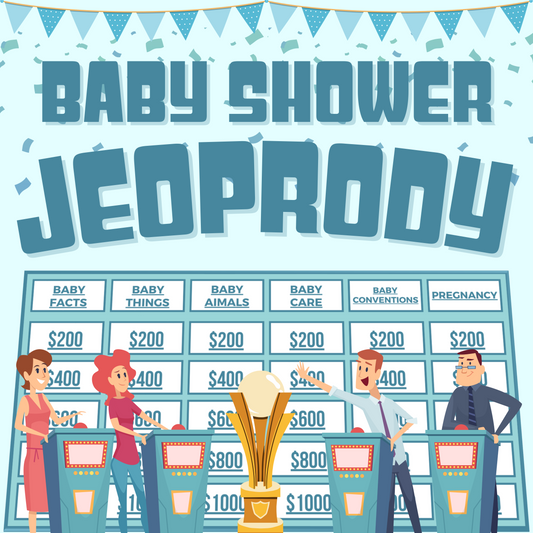 Baby Shower Jeoprody Template- Boy