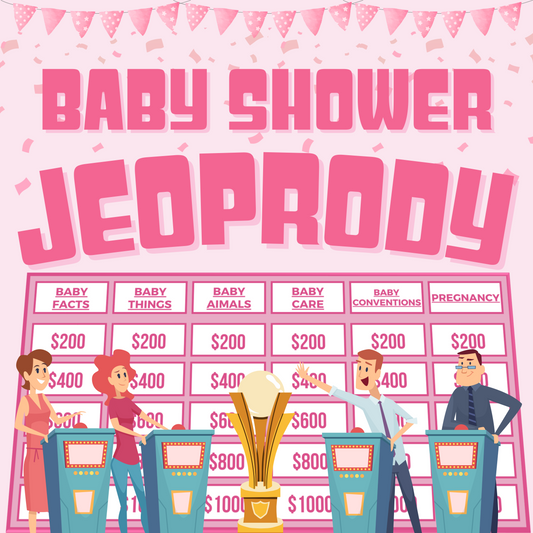 Baby Shower Jeoprody Template (Girl)